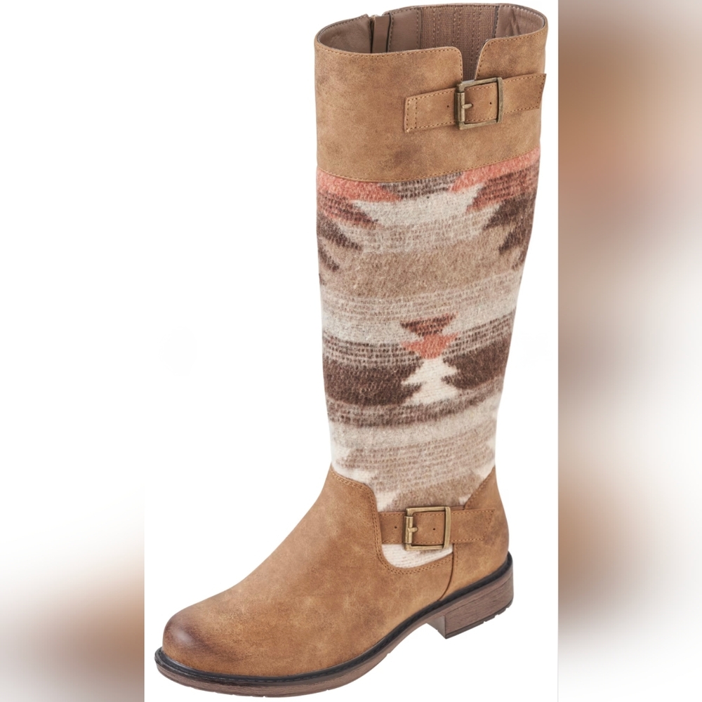 NWB Natural Reflections Bronco Boots